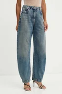 Spodnie damskie - Patrizia Pepe jeansy damskie high waist 8P0641 D1WZB - miniaturka - grafika 1