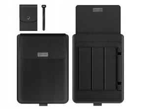 Etui Pokrowiec Na Laptopa Z Funkcją Podstawki 16\'\' Czarny - Torby na laptopy - miniaturka - grafika 1