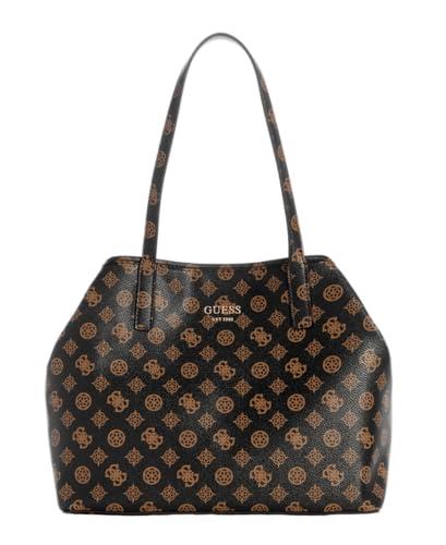 GUESS Damska torba Vikky II Tote Bag, brązowy, jeden rozmiar