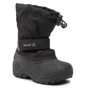 Śniegowce Kamik Finley NF8252 Czarny - Buty dla chłopców - miniaturka - grafika 1