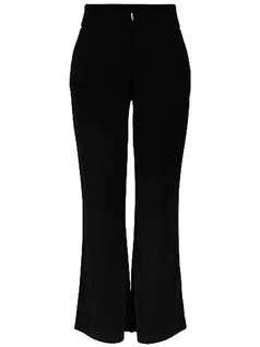Spodnie damskie - YAS Yasvictoria Wide Pant S. Noos damskie spodnie materiałowe, czarny, XXL - grafika 1