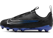 Buty dla chłopców - Nike Jr Phantom Gx Academy Fg/Mg sneakersy chłopięce, Black Chrome Hyper Royal, 36.5 EU - miniaturka - grafika 1