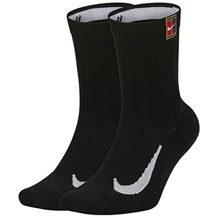 Nike Skarpety męskie Court Multiplier Cushioned, czarny/czarny, M - Skarpetki damskie - miniaturka - grafika 1