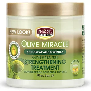 African Pride, Olive Miracle Anti-Breakage Cream, Krem do włosów, 177ml - Kosmetyki do stylizacji włosów African Pride, Olive Miracle Anti-Breakage Cream, Krem do włosów, 177ml - Kosmetyki do stylizacji włosów - miniaturka - grafika 1
