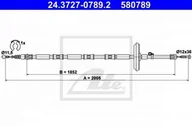 Linki hamulca postojowego - ATE LINKA HAMULCA 24.3727-0789.2 OPEL INSIGNIA 2.0CDTI BITURBO 4X4 12- OPEL INSIGNIA 2.0CDTI BITURBO 4X4 12 - miniaturka - grafika 1