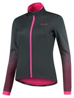 Kurtki damskie - Damska Kurtka Rowerowa  Rogelli Winterjacket Vivid | Grey/Pink - Rozmiar M - miniaturka - grafika 1