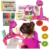 Kolorowanki, wyklejanki - Projektor Do Nauki Rysowania Dla Dzieci Rzutnik Slajdy Krążki - miniaturka - grafika 1