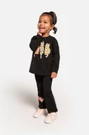 Bluzki dla dziewczynek - Coccodrillo longsleeve niemowlęcy kolor czarny - miniaturka - grafika 1