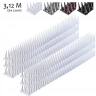 Zwalczanie i odstraszanie szkodników - Plastikowe Kolce Na Ptaki Gołębie 6szt 3,12m - miniaturka - grafika 1