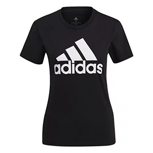 Adidas Damska bluzka W Bl T, czarna/biała, M - Bluzki damskie - miniaturka - grafika 1