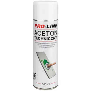 Aceton techniczny 100% w sprayu PRO-LINE spray 500ml - Chemia warsztatowa Aceton techniczny 100% w sprayu PRO-LINE spray 500ml - Chemia warsztatowa - miniaturka - grafika 1