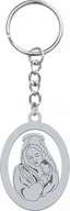 Breloki - Radziszewska Jewellery Matka Boska Brelok do kluczy Srebro 925 ŻYCZENIA GRATIS - miniaturka - grafika 1