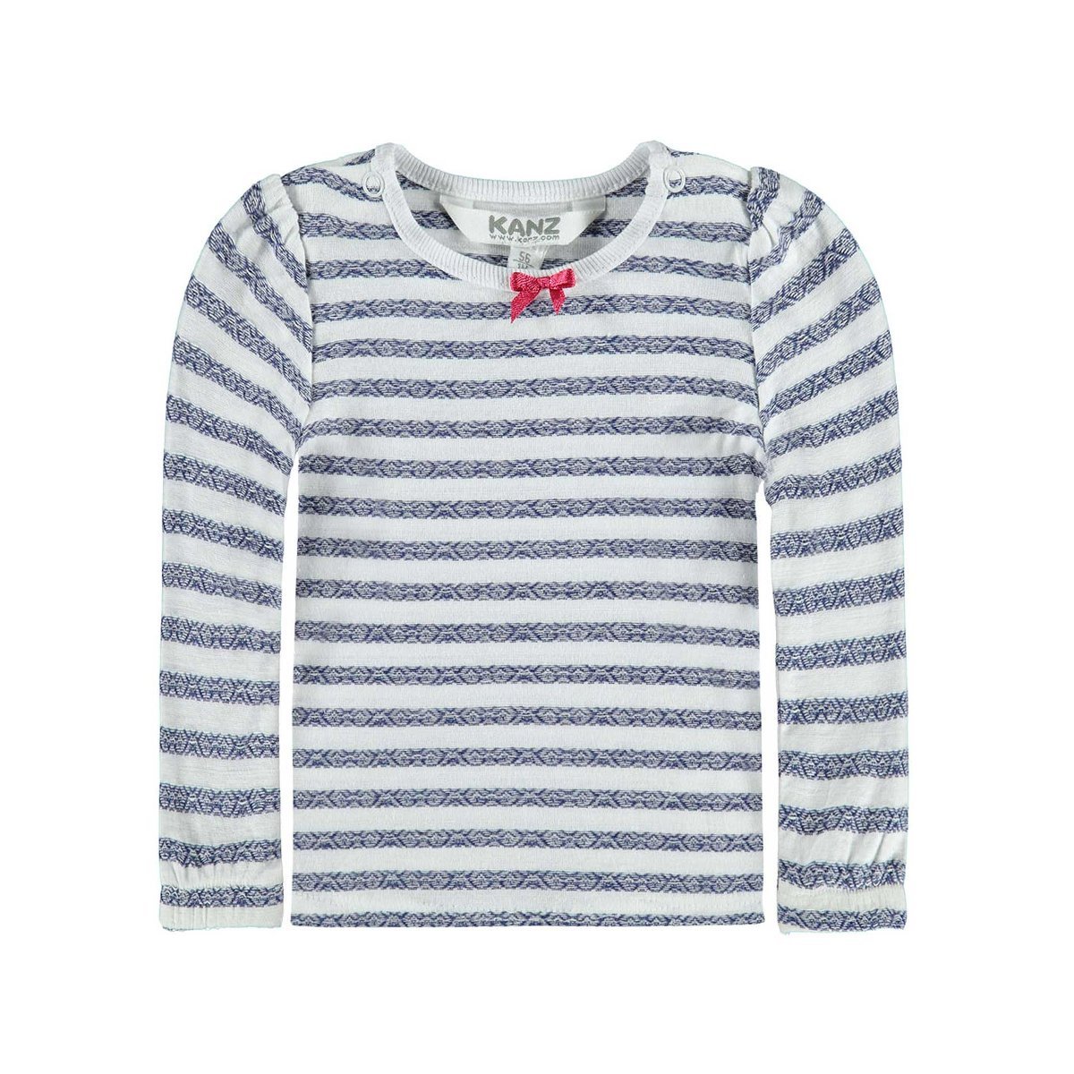 Dziewczęca bluzka z długim rękawem, szary, rozmiar 68