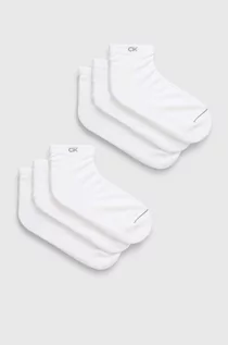 Skarpetki męskie - Calvin Klein skarpetki 6-pack męskie kolor biały 701222232 - grafika 1