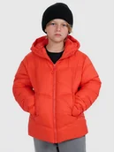 Kurtki i płaszcze dla chłopców - 4F Kurtka puchowa z wypełnieniem syntetycznym chłopięca - czerwona 122 (6-7 lat) - miniaturka - grafika 1