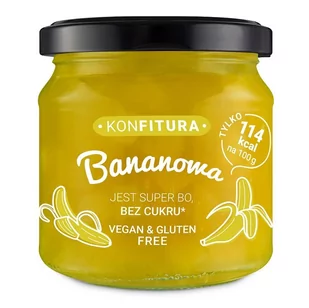 DEVALDANO Konfitura bananowa 190g b/c [6] - Pasztet i przetwory mięsne - miniaturka - grafika 1