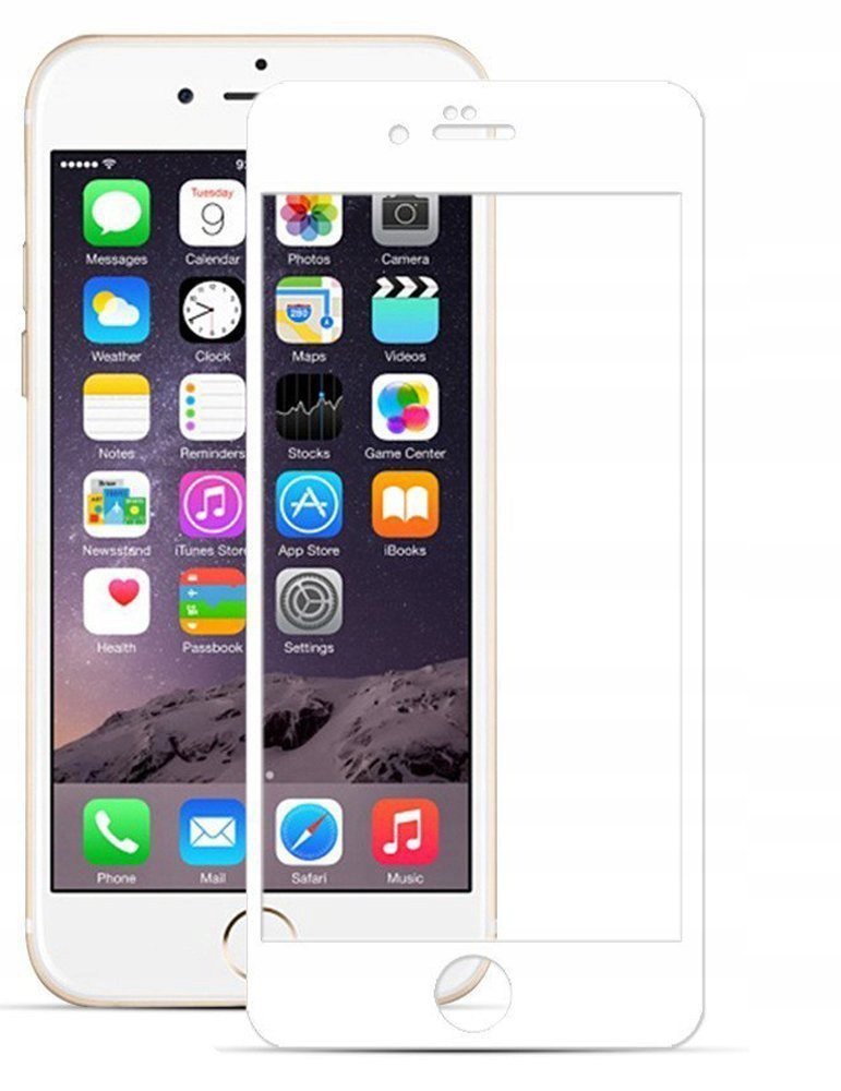 SZKŁO HARTOWANE 5D do IPHONE 8 / 7 NA CAŁY EKRAN SZYBKA SZKIEŁKO 9H