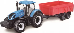 BBurago, traktor New Holland T7.315 z napędem BBURAGO metal - Samochody i pojazdy dla dzieci - miniaturka - grafika 1