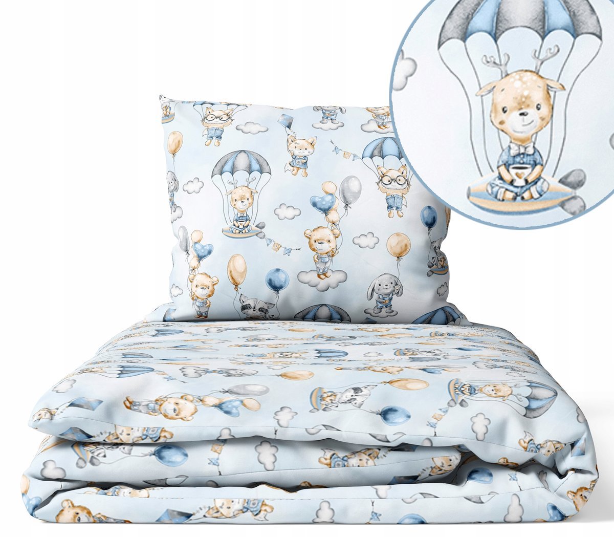 2-EL POŚCIEL Z WYPEŁNIENIEM 90x120 CAŁOROCZNA