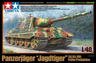 Tamiya Jagdtiger, Sd. Kfz. 186 Panzerjäger, wczesna produkcja 32569 - Modele do sklejania - miniaturka - grafika 1