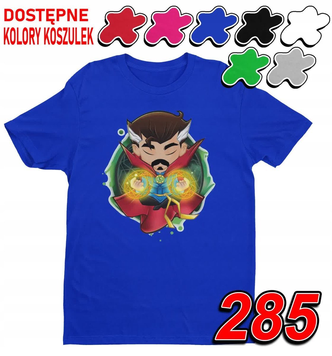 Dziecięca Koszulka T-Shirt Z Nadrukiem Avengers Doktor Strange - L 146-152