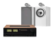 Zestawy stereo - NAD C 3050 (orzech) + 705 S3 (biały) - miniaturka - grafika 1