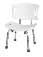 Akcesoria dla osób starszych i niepełnosprawnych - Krzesło prysznicowe z oparciem - miniaturka - grafika 1