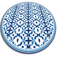 Dywany - Mata winylowa do domu okrągła kształty geometryczne fi70 cm - miniaturka - grafika 1