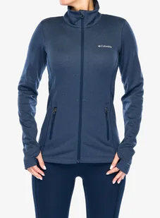 Bluza damska rozpinana Columbia Park View Grid Fleece Full Zip - collegiate navy - Bluzy sportowe damskie - miniaturka - grafika 1