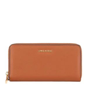 Portfel Gino Rossi QYL0020 Brązowy - Portfele - miniaturka - grafika 1