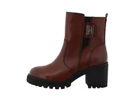 Botki damskie - Tom Tailor Damskie sztyblety 6390440010, Brandy, 37 EU, Brandy, 37 EU - miniaturka - grafika 1