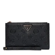 Portfele - Duży Portfel Damski Guess Cresidia II Slg SWPD98 88157 Czarny - miniaturka - grafika 1