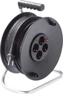 Gniazdka elektryczne - Bachmann BACHMANN Zwijacz AC230V 4-kanałowy Schuko, 50m, 50m, 50m - miniaturka - grafika 1