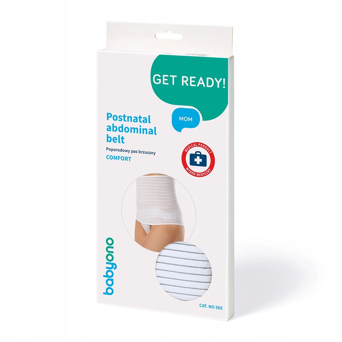 BABYONO POPORODOWY PAS BRZUSZNY COMFORT ROZMIAR M / Babyono