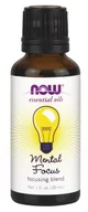 Aromaterapia - Now Foods Olejek Eteryczny Mental Focus Oil (30 ml) - miniaturka - grafika 1
