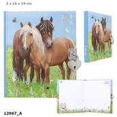 Szkolne artykuły papiernicze - Pamiętnik na kłódkę Miss Melody 12967A - miniaturka - grafika 1