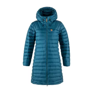 Kurtki damskie - Damska kurtka puchowa Fjallraven Snow Flake Parka deep sea - XS - grafika 1