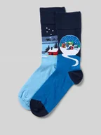 Skarpetki męskie - Skarpety z prążkowanym wykończeniem - miniaturka - grafika 1