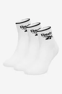 Skarpetki damskie - Reebok R0362-SS24 (3-pack) Biały - miniaturka - grafika 1