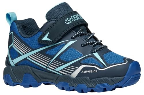Geox J Magnetar Boy B ABX Sneakers, granatowe/ROYAL, 33 EU, Navy Royal., 33 EU