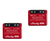 Systemy inteligentnych domów - Shelly Zestaw 2 Sterowników 1PM Mini Gen3 - miniaturka - grafika 1