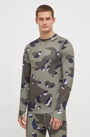 Bielizna sportowa męska - Burton longsleeve funkcyjny Midweight kolor zielony - miniaturka - grafika 1