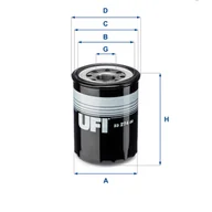 Filtry oleju - Filtr oleju UFI Filtry 23.274.00 - miniaturka - grafika 1