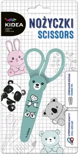 Kidea Nożyczki z figurką misia w ochronnym etui - Przybory szkolne - miniaturka - grafika 1