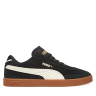 Sneakersy damskie - Sneakersy Puma Club II Era Suede 400717 01 Czarny - miniaturka - grafika 1