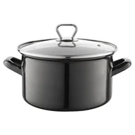 Garnki - Garnek emaliowany, prosty, emalia, Pleszew Metalico, Z/P, 20 cm, 3,3 L - miniaturka - grafika 1