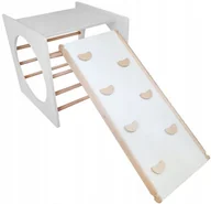 Place zabaw - Małpiszon, Domowy plac zabaw Box Plus biały - miniaturka - grafika 1