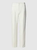 Spodnie damskie - Spodnie materiałowe z wpuszczaną kieszenią - miniaturka - grafika 1