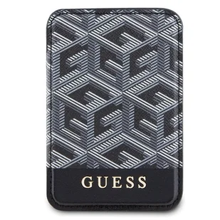 Guess Wallet Card Slot GUWMSHGCFSEK MagSafe GCube stripe czarny/black - Plecaki - miniaturka - grafika 3