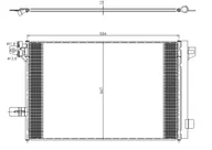 Akcesoria do klimatyzacji i ogrzewania - Skraplacz, klimatyzacja NRF 350369 - miniaturka - grafika 1